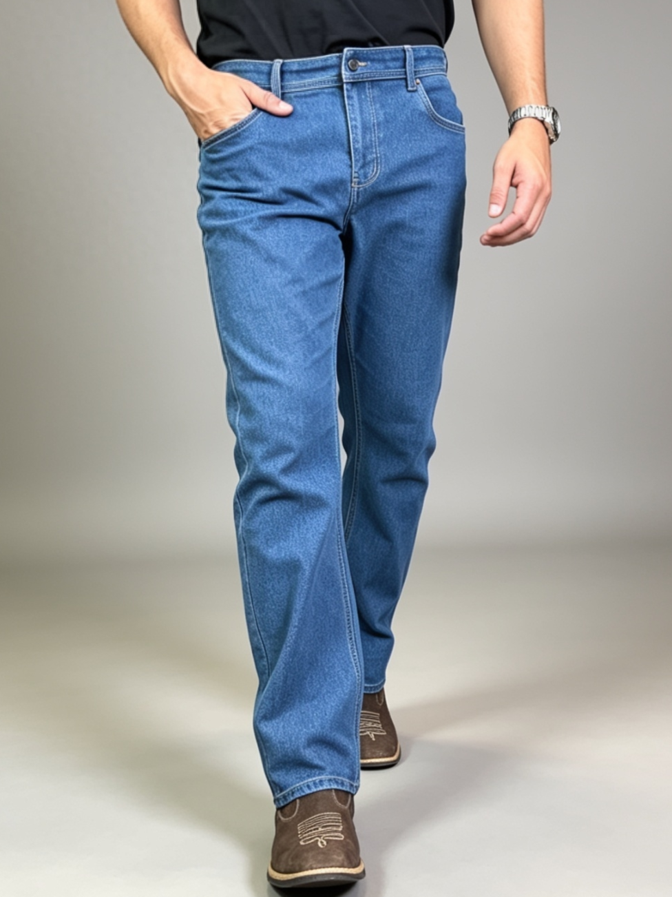 Calça Jeans Wrangler Masculina Importada c/Lycra Reta
