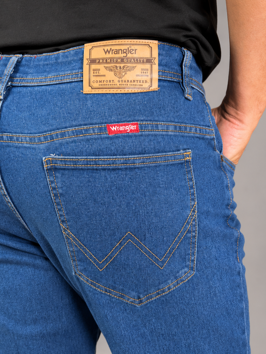 Calça Jeans Wrangler Masculina Importada c/Lycra Reta