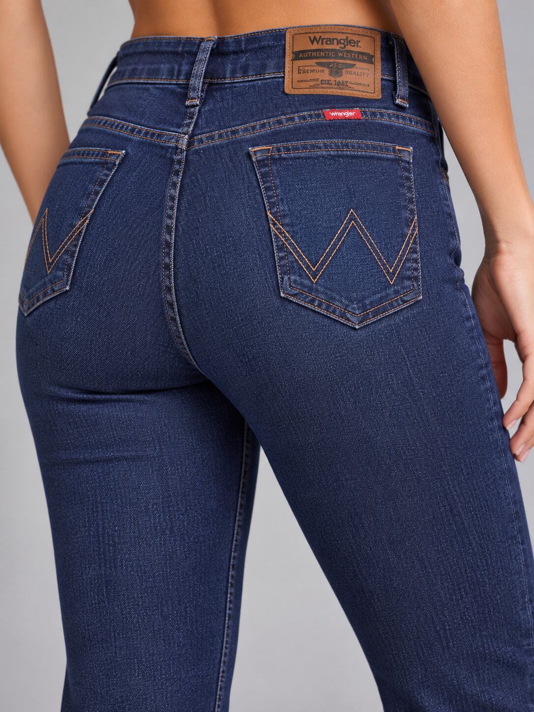 Calça Flare Jeans Feminina Wrangler Premium