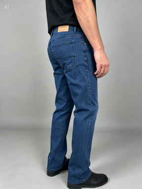 Calça Jeans Masculina Reta Confort Importada Vilejack