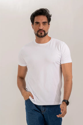 Camiseta Premium Algodão Egipcio Lisa Slim