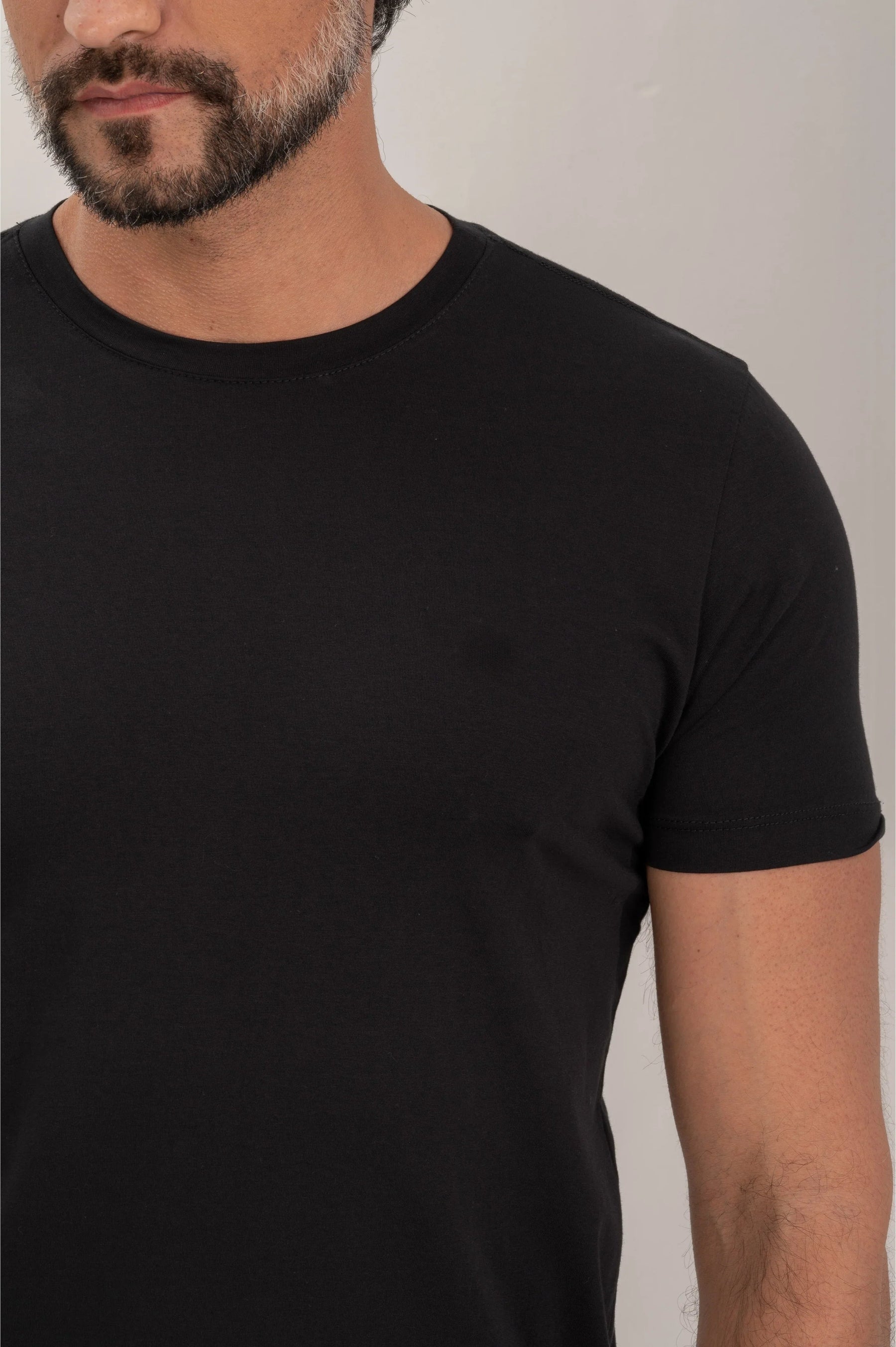 Camiseta Premium Algodão Egipcio Lisa Slim