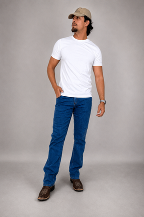 Calça Jeans Masculina Cowboy Cut com Lycra Tassa