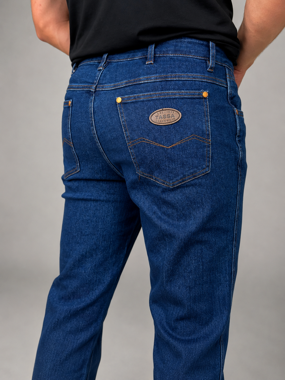 Calça Jeans Masculina Cowboy Cut com Lycra Tassa