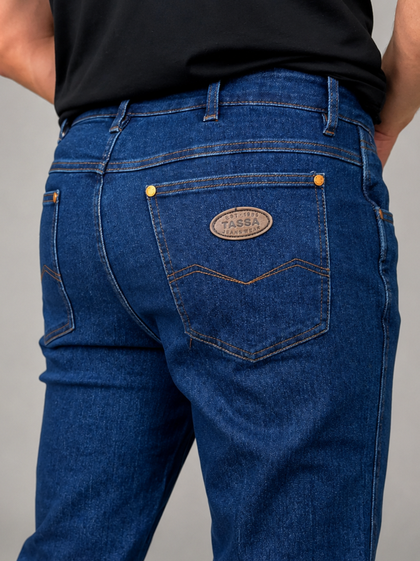 Calça Jeans Masculina Cowboy Cut com Lycra Tassa