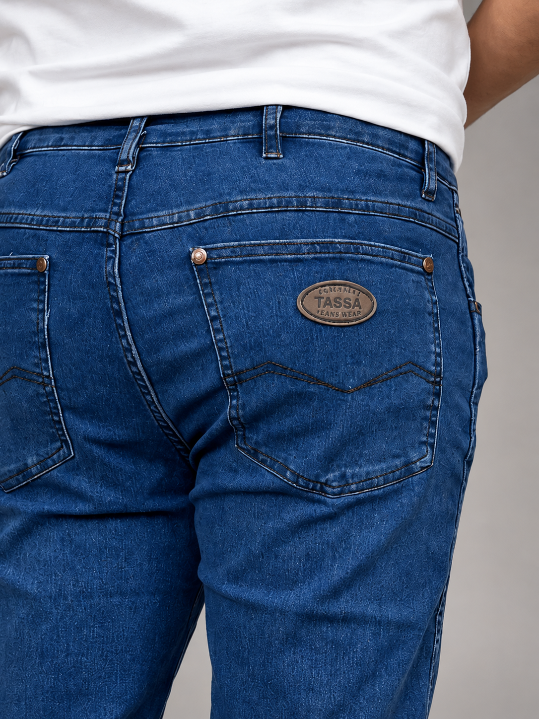 Calça Jeans Masculina Cowboy Cut com Lycra Tassa
