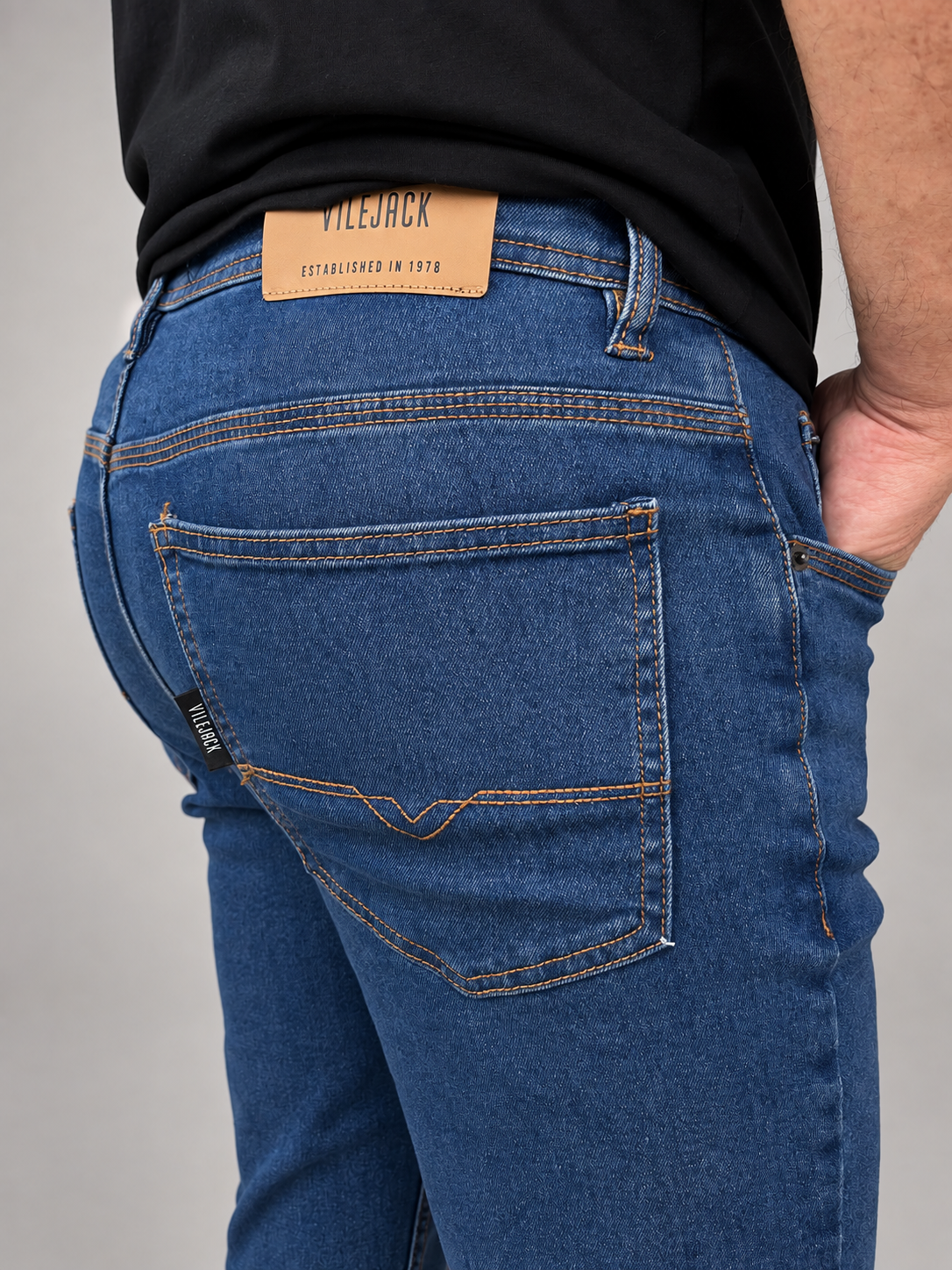 Calça Jeans Masculina Reta Vilejack Importada