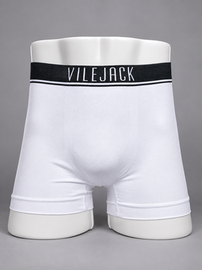 Kit Com 10 Cueca Boxer Masculina S/ Costura Poliamida Elastano Vilejack