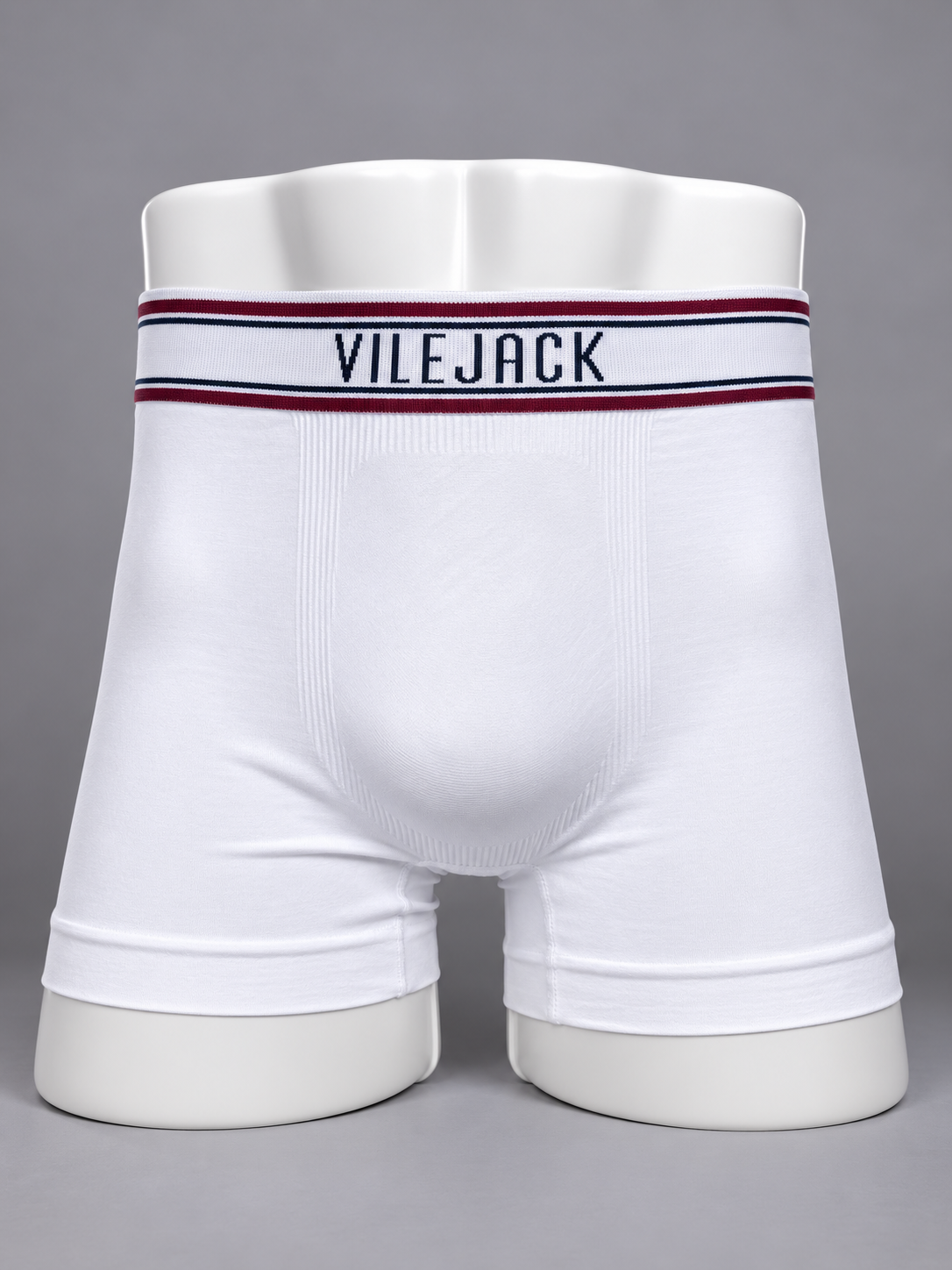 Kit Com 10 Cueca Boxer Masculina S/ Costura Poliamida Elastano Vilejack