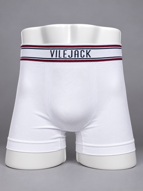 Kit Com 10 Cueca Boxer Masculina S/ Costura Poliamida Elastano Vilejack