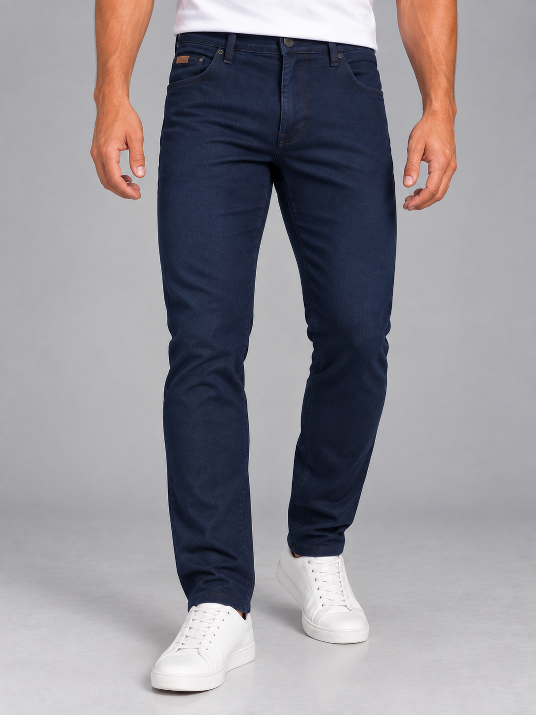 Calça Wrangler Sarja Com Elastano Slim Texas Premium