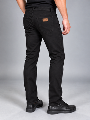 Calça Wrangler Sarja Com Elastano Slim Texas Premium