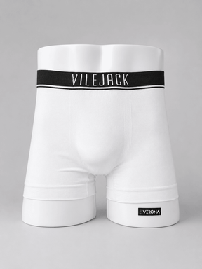 Kit Com 10 Cueca Boxer Masculina S/ Costura Poliamida Elastano Vilejack