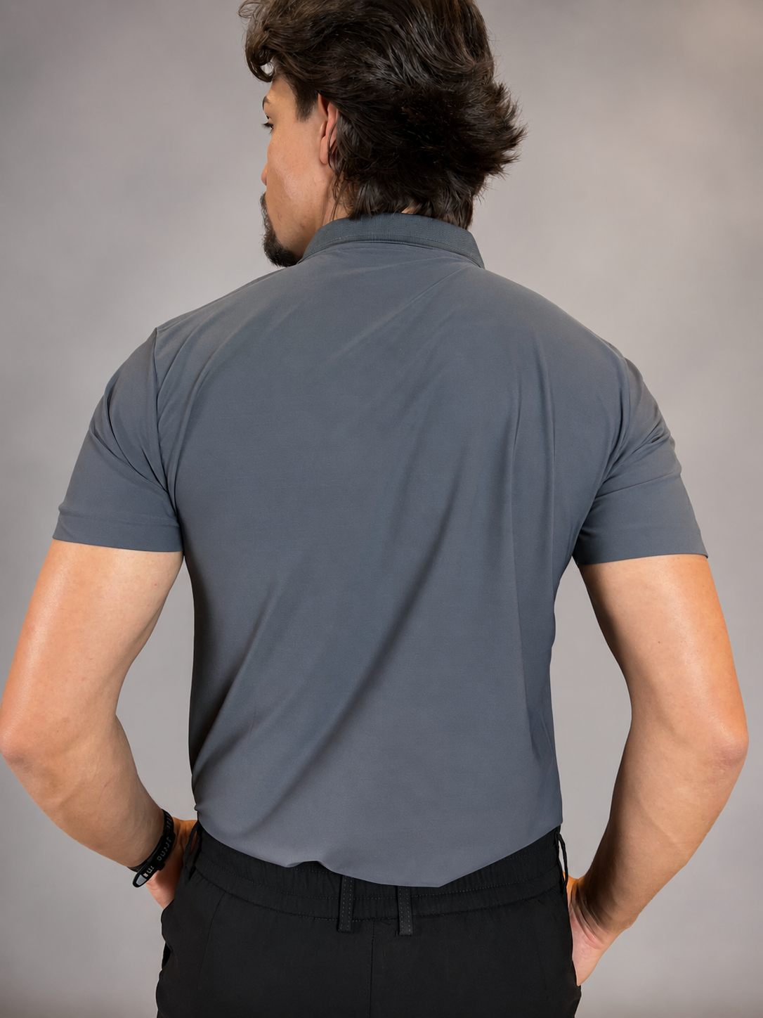 Camisa Polo Masculina Tecido Tech c/Zíper Verona