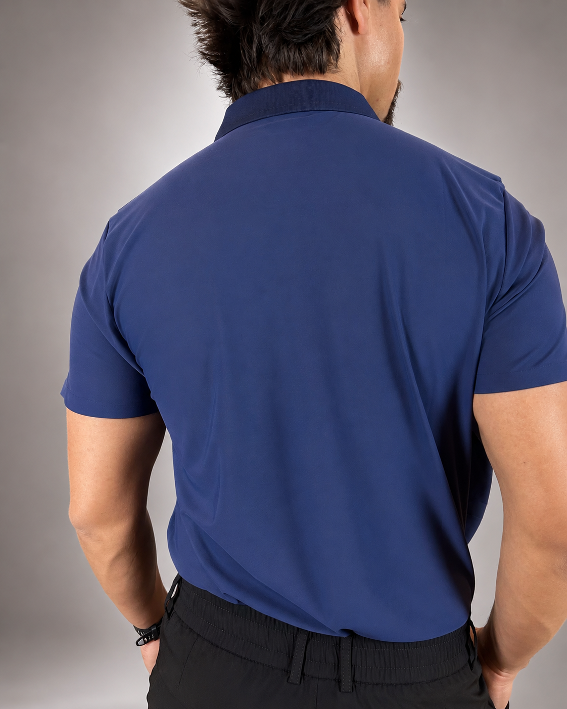 Camisa Polo Masculina Tecido Tech c/Zíper Verona