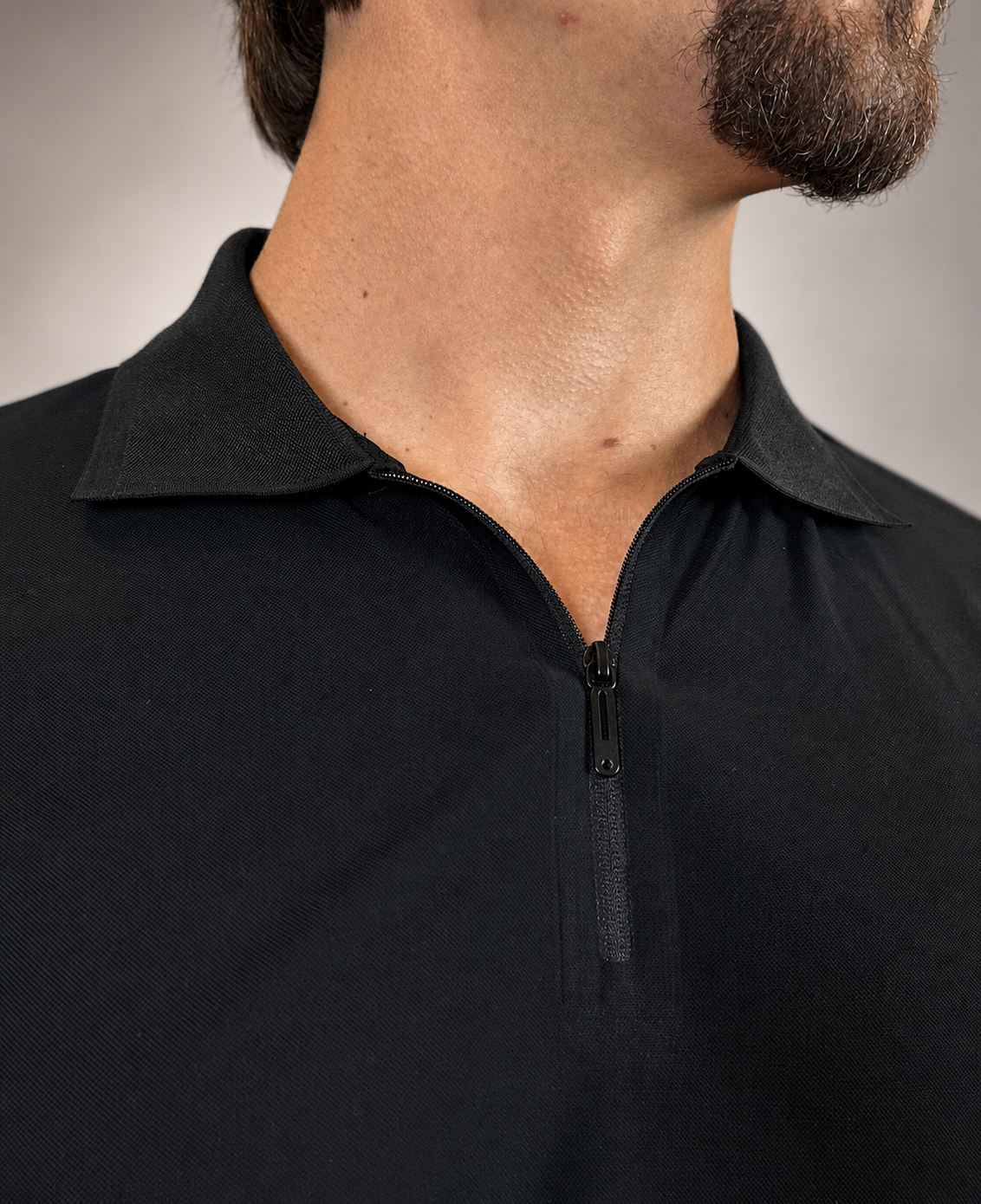 Camisa Polo Masculina Tecido Tech c/Zíper Verona