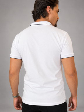 Camisa Polo Vilejack Masculina Slim Algodão Premium