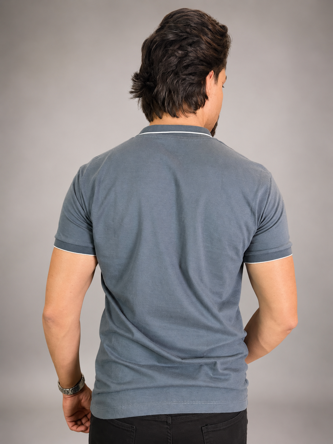 Camisa Polo Vilejack Masculina Slim Algodão Premium