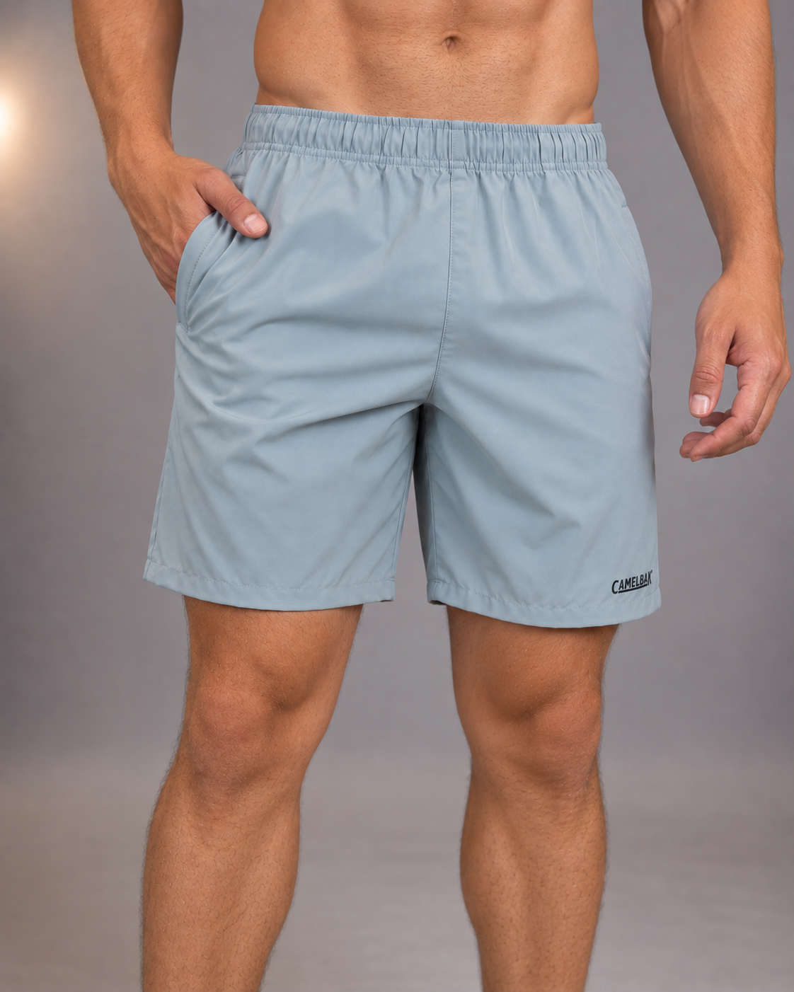 Short Masculino Dry Fit Bolso com Zíper Camelback