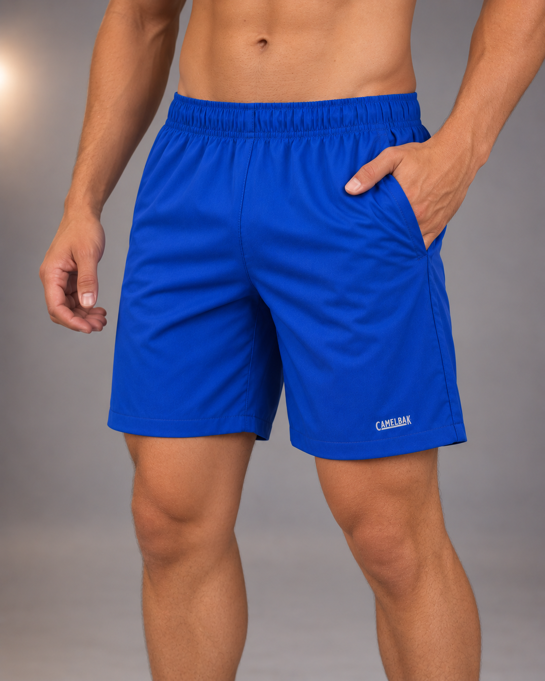 Short Masculino Dry Fit Bolso com Zíper Camelback