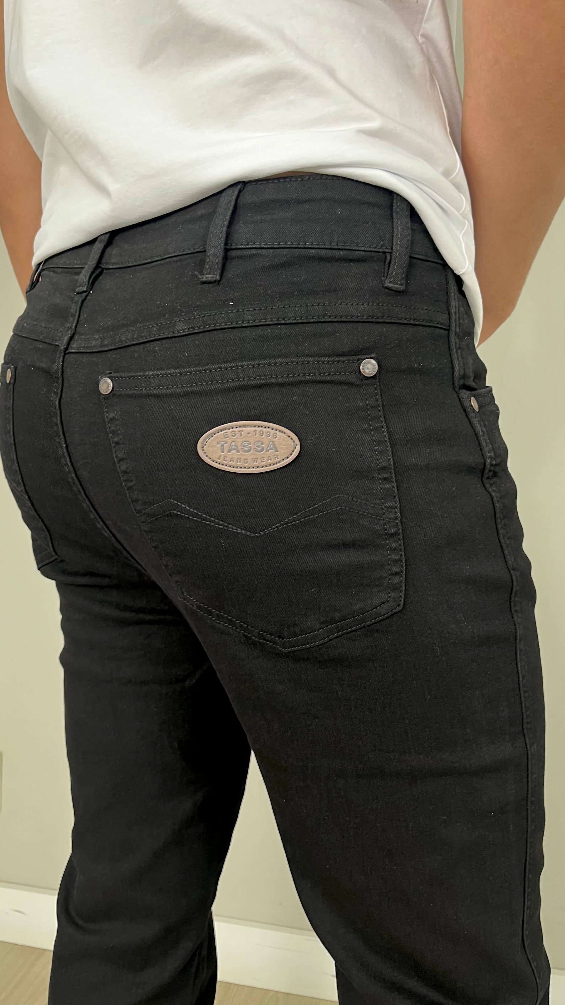 Calça Jeans Masculina Cowboy Cut com Lycra Tassa
