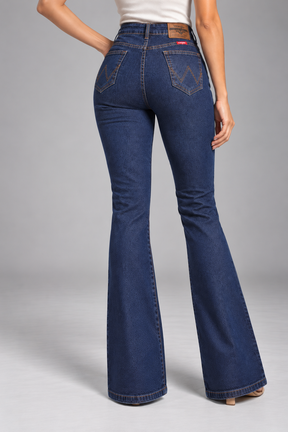 Calça Flare Jeans Feminina Wrangler Premium