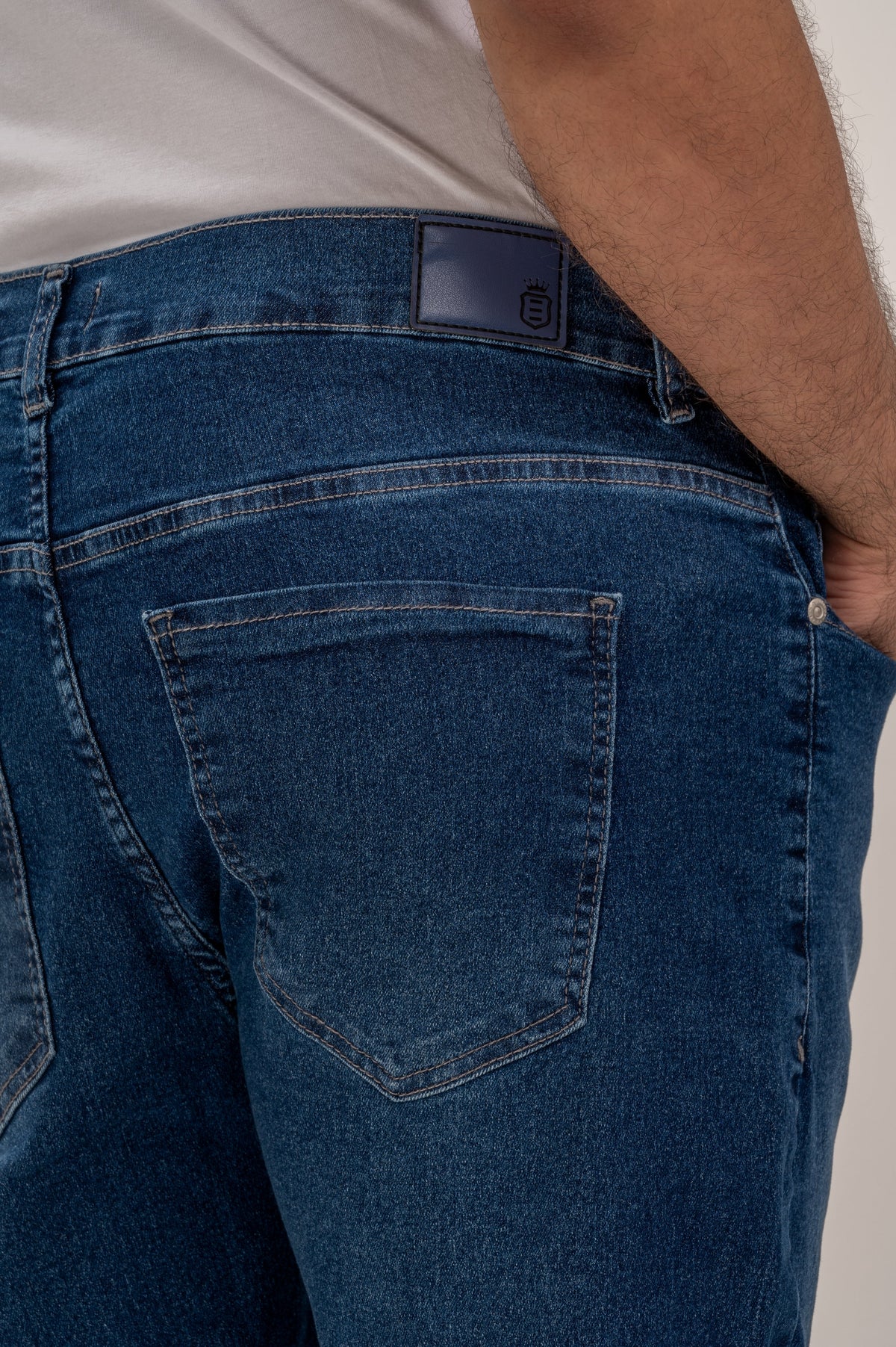 Calça Five Pocket Jeans Stone Slim
