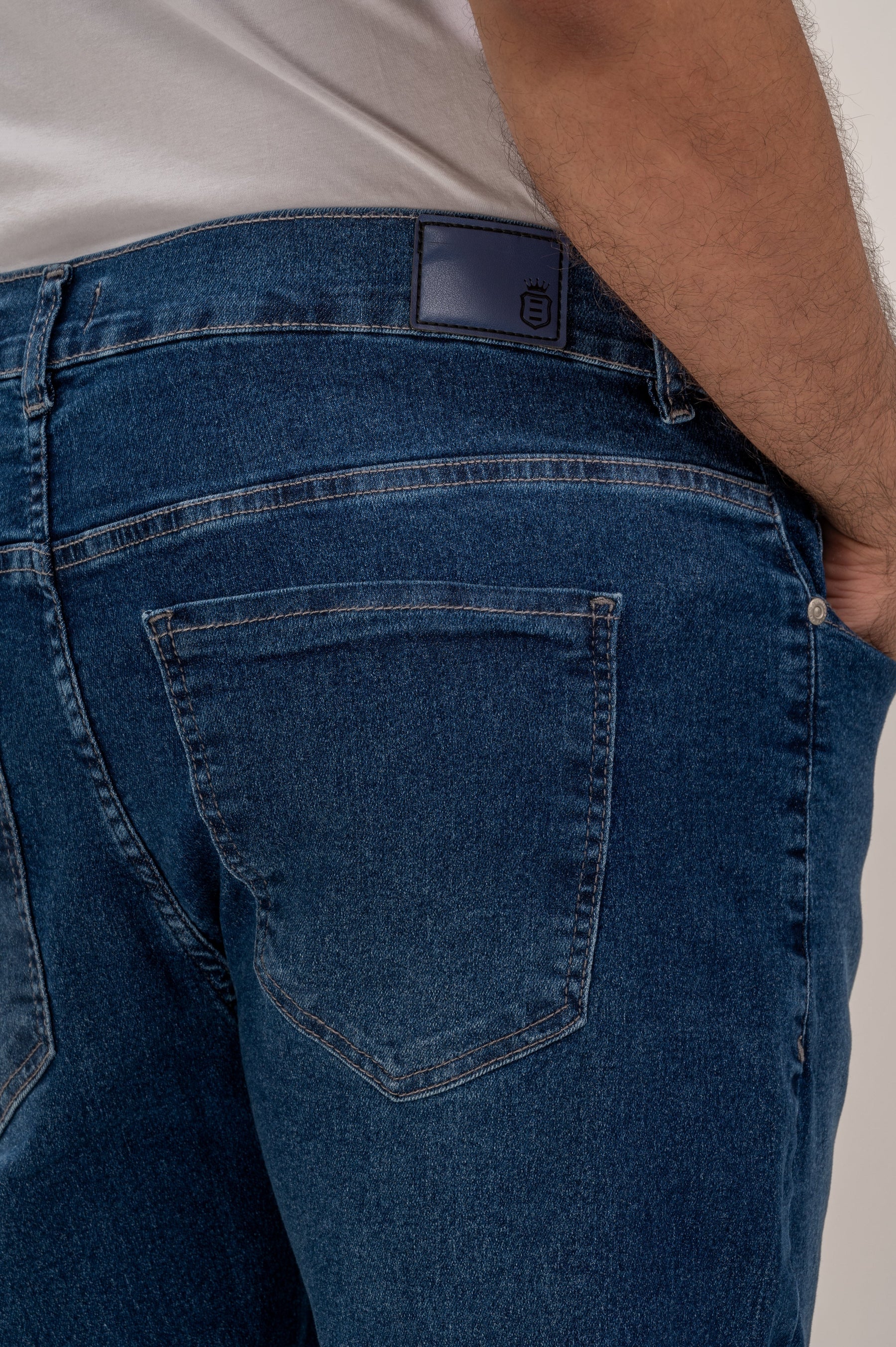 Calça Five Pocket Jeans Stone Slim