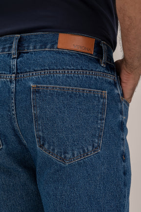 Calça Five Pocket Jeans 13oz Reta